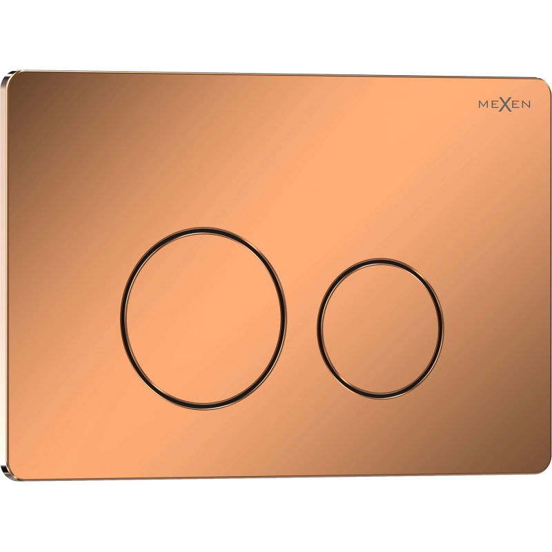Mexen Tex 06 buton de spălare oțel inoxidabil, aur roz lucios - 6106-09