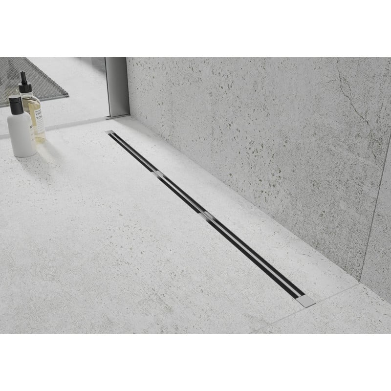 Mexen Flat 360° Super Slim forgó zuhanyfolyóka 80 cm, Króm - 1051080