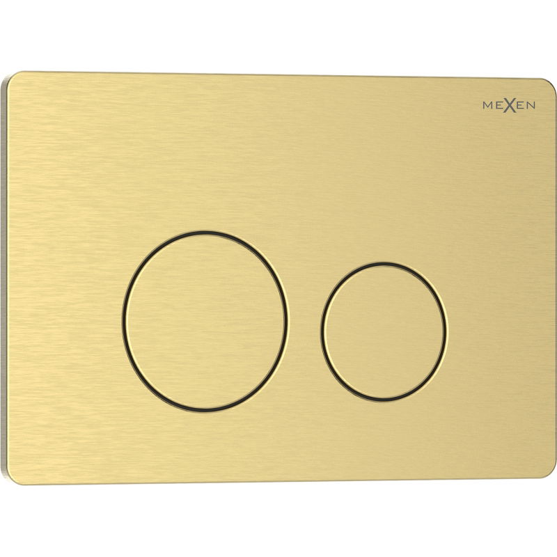 Mexen Tex 06 buton de spălare din oțel inoxidabil, auriu periat - 6106-11
