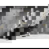 Mexen Lunar L ușă de duș batantă dreapta 120 cm, transparent, auriu - 834L-120-000-50-00-P