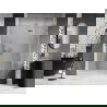 Mexen Lunar L ușă de duș batantă dreaptă 130 cm, transparent, aurie - 834L-130-000-50-00-P