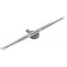 Mexen Flat 360° Super Slim forgó zuhanyfolyóka 90 cm, Króm - 1051090