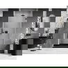 Mexen Lunar-B ușă de duș cu balama dreapta 100 cm, transparent, negru - 832-100-000-70-00-P