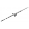 Mexen Flat 360° Super Slim forgó zuhanyfolyóka 140 cm, Króm - 1051140