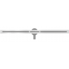Mexen Flat 360° Super Slim forgó zuhanyfolyóka 140 cm, Króm - 1051140
