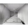 Mexen Lunar-F ușă de duș pliabilă stânga 60 cm, transparentă, albă - 836-060-000-20-00-L