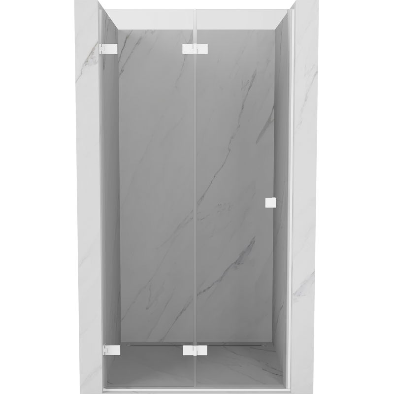 Mexen Lunar-F uși de duș pliabile stânga 70 cm, transparent, alb - 836-070-000-20-00-L