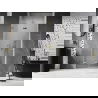 Mexen Lunar-F ușă de duș pliată stânga 75 cm, transparentă, aurie - 836-075-000-50-00-L
