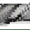 Mexen Lunar-F ușă de duș pliată stânga 75 cm, transparentă, aurie - 836-075-000-50-00-L