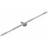 Mexen Flat 360° Super Slim forgó zuhanyfolyóka 200 cm, Króm - 1051200