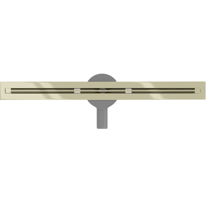 Mexen Flat 360° Super Slim forgó zuhanyfolyóka 50 cm, Arany - 1551050