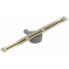 Mexen Flat 360° Super Slim forgó zuhanyfolyóka 50 cm, Arany - 1551050