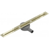 Mexen Flat 360° Super Slim forgó zuhanyfolyóka 50 cm, Arany - 1551050