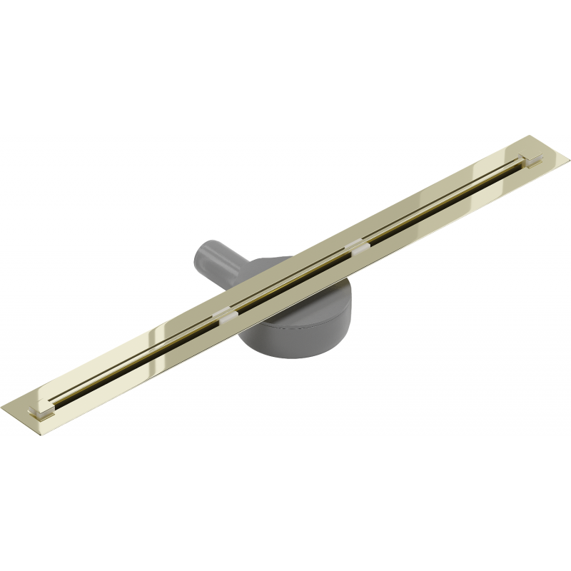 Mexen Flat 360° Super Slim forgó zuhanyfolyóka 60 cm, Arany - 1551060
