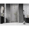 Mexen Lunar-F uși de duș pliante stânga 85 cm, transparente, aurii periate - 836-085-000-55-00-L