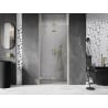 Mexen Lunar-F uși de duș pliante stânga 85 cm, transparente, aurii periate - 836-085-000-55-00-L