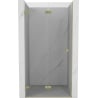 Mexen Lunar-F uși de duș pliante stânga 85 cm, transparente, aurii periate - 836-085-000-55-00-L