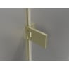 Mexen Lunar-F uși de duș pliante stânga 85 cm, transparente, aurii periate - 836-085-000-55-00-L