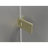 Mexen Lunar-F uși de duș pliante stânga 85 cm, transparente, aurii periate - 836-085-000-55-00-L