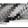 Mexen Lunar-F uși de duș pliante stânga 95 cm, transparent, auriu mat - 836-095-000-55-00-L