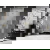 Mexen Lunar-F uși de duș pliante stânga 95 cm, transparent, auriu mat - 836-095-000-55-00-L