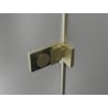 Mexen Lunar-F uși de duș pliante stânga 95 cm, transparent, auriu mat - 836-095-000-55-00-L