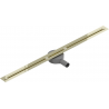 Mexen Flat 360° Super Slim forgó zuhanyfolyóka 80 cm, Arany - 1551080