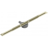 Mexen Flat 360° Super Slim forgó zuhanyfolyóka 90 cm, Arany - 1551090