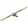 Mexen Flat 360° Super Slim forgó zuhanyfolyóka 90 cm, Arany - 1551090