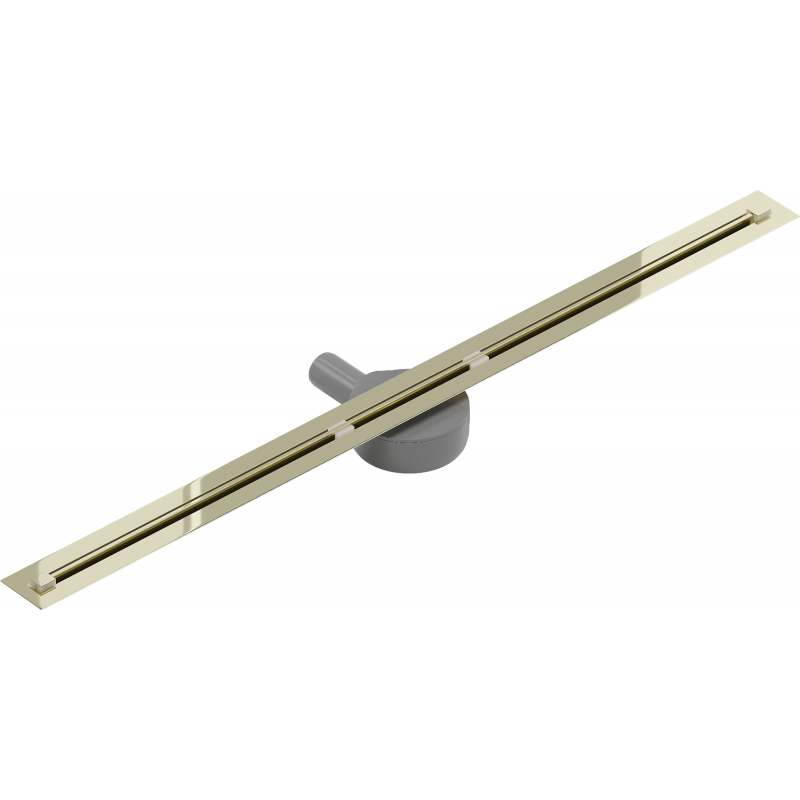 Mexen Flat 360° Super Slim forgó zuhanyfolyóka 100 cm, Arany - 1551100