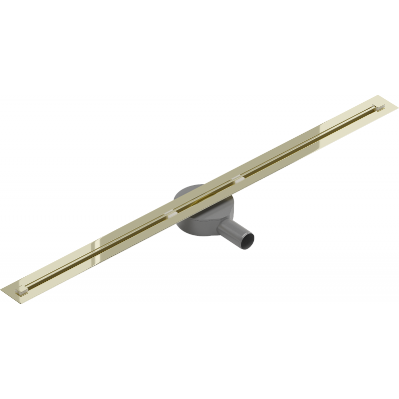 Mexen Flat 360° Super Slim forgó zuhanyfolyóka 100 cm, Arany - 1551100
