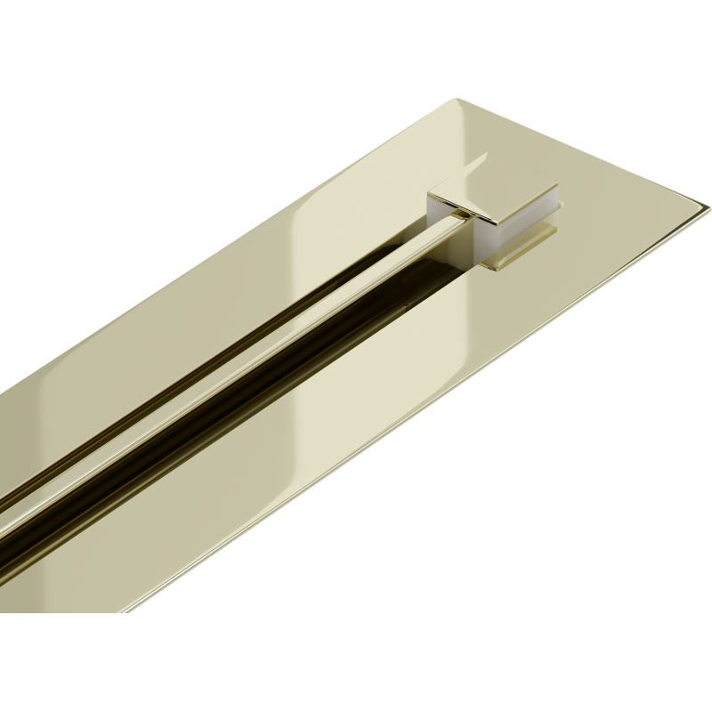 Mexen Flat 360° Super Slim forgó zuhanyfolyóka 110 cm, Arany - 1551110