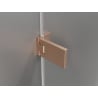 Mexen Lunar-F uși de duș pliante stânga 85 cm, transparent, cupru periat - 836-085-000-65-00-L