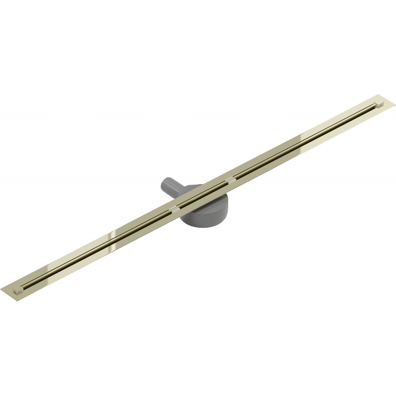 Mexen Flat 360° Super Slim forgó zuhanyfolyóka 110 cm, Arany - 1551110