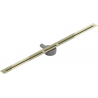 Mexen Flat 360° Super Slim forgó zuhanyfolyóka 110 cm, Arany - 1551110