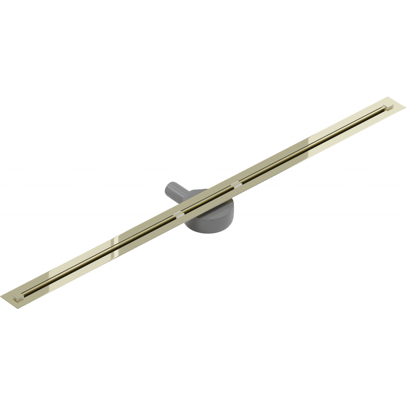 Mexen Flat 360° Super Slim forgó zuhanyfolyóka 120 cm, Arany - 1551120