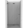 Mexen Lunar-F uși de duș pliabile stânga 95 cm, transparent, gri armat periat - 836-095-000-66-00-L