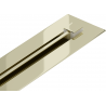 Mexen Flat 360° Super Slim forgó zuhanyfolyóka 140 cm, Arany - 1551140