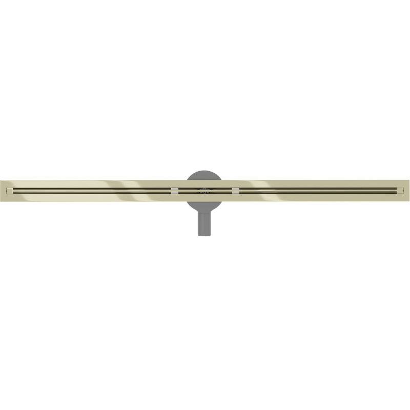 Mexen Flat 360° Super Slim forgó zuhanyfolyóka 140 cm, Arany - 1551140