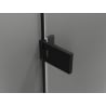 Mexen Lunar-F uși de duș pliante stânga 70 cm, transparente, negre - 836-070-000-70-00-L