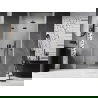 Mexen Lunar-F ușă de duș pliabilă stânga 85 cm, transparent, negru - 836-085-000-70-00-L