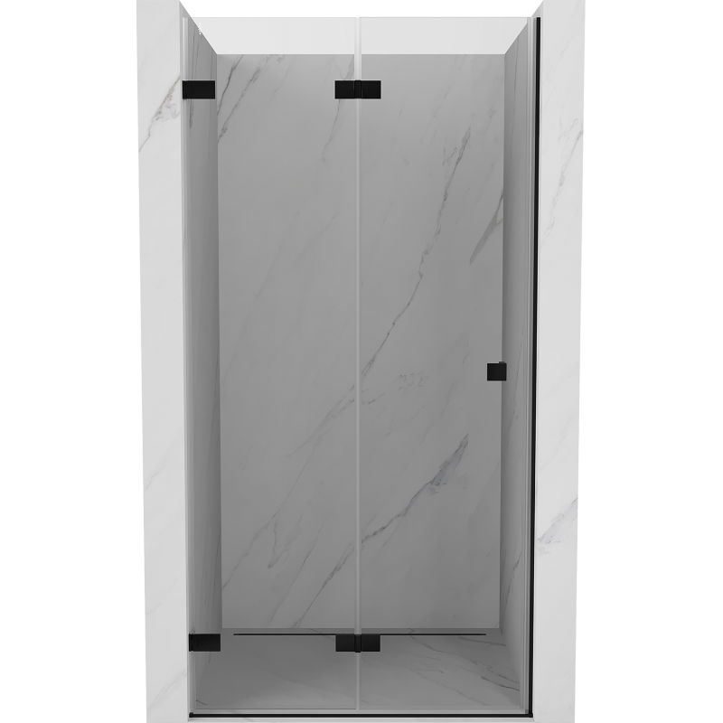 Mexen Lunar-F ușă de duș pliabilă stânga 85 cm, transparent, negru - 836-085-000-70-00-L