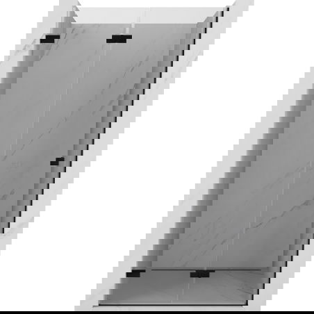 Mexen Lunar-F ușă de duș pliabilă stânga 85 cm, transparent, negru - 836-085-000-70-00-L