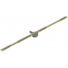Mexen Flat 360° Super Slim scurgere liniară rotativă 150 cm, Aurie - 1551150