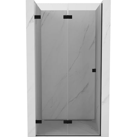 Mexen Lunar-F uși de duș pliante stânga 90 cm, transparent, negru - 836-090-000-70-00-L
