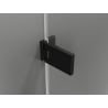 Mexen Lunar-F uși de duș pliante stânga 90 cm, transparent, negru - 836-090-000-70-00-L