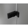 Mexen Lunar-F uși de duș pliante stânga 90 cm, transparent, negru - 836-090-000-70-00-L