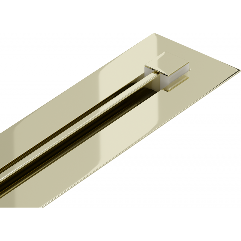 Mexen Flat 360° Super Slim forgó zuhanyfolyóka 160 cm, Arany - 1551160