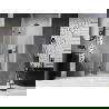 Mexen Lunar-F ușă de duș pliabilă stânga 75 cm, transparent, gun metal - 836-075-000-95-00-L