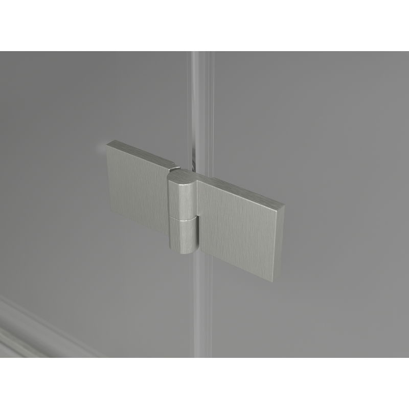 Mexen Lunar-F ușă de duș pliabilă stânga 65 cm, transparentă, nichel periat - 836-065-000-97-00-L